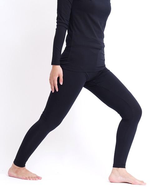 GIORDANO（ジョルダーノ）の「[ GIORDANO ] G-warmer /Gウォーマーレギンス (保温、ストレッチ)（レギンス/スパッツ・レディース・ブラック・MEDIUM/X-LARGE/LARGE/SMALL/XX-LARGE）」の4枚目の写真