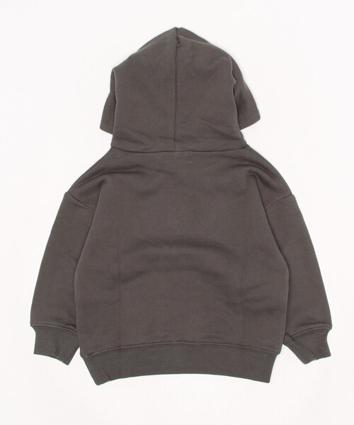 b・ROOM(ビールーム)の「カレッジロゴドロップパーカ(パーカー・キッズ・ピンク/アイボリー/マスタード/チャコール・90cm/110cm/100cm/120cm/130cm)」の5枚目の写真