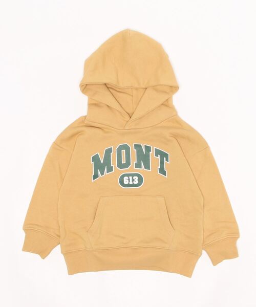 b・ROOM(ビールーム)の「カレッジロゴドロップパーカ(パーカー・キッズ・ピンク/アイボリー/マスタード/チャコール・90cm/110cm/100cm/120cm/130cm)」の19枚目の写真