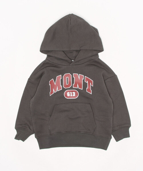 b・ROOM(ビールーム)の「カレッジロゴドロップパーカ(パーカー・キッズ・ピンク/アイボリー/マスタード/チャコール・90cm/110cm/100cm/120cm/130cm)」の18枚目の写真