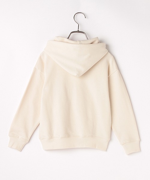 b・ROOM(ビールーム)の「カレッジロゴドロップパーカ(パーカー・キッズ・ピンク/アイボリー/マスタード/チャコール・90cm/110cm/100cm/120cm/130cm)」の22枚目の写真