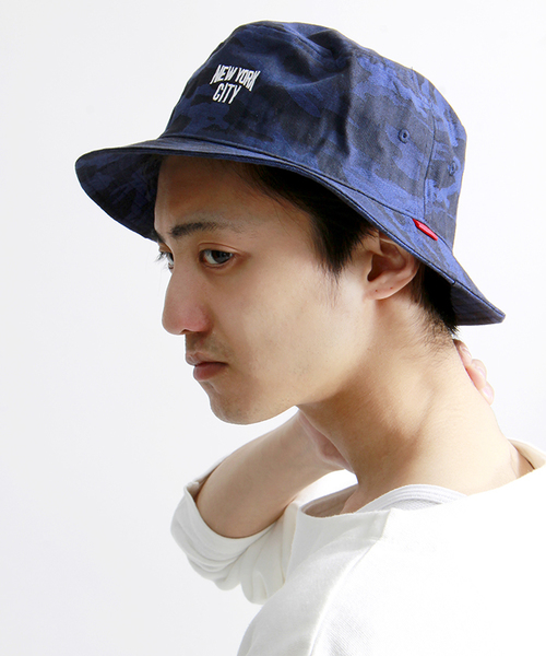 WEGO(ウィゴー)の「WEGO/NEWYORKCITYバケットハット(ハット・メンズ・ホワイト/ブラック/ダークインディゴブルー/その他1/その他2・FREE)」の4枚目の写真