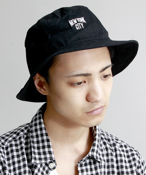 WEGO(ウィゴー)の「WEGO/NEWYORKCITYバケットハット(ハット・メンズ・ホワイト/ブラック/ダークインディゴブルー/その他1/その他2・FREE)」の2枚目の写真