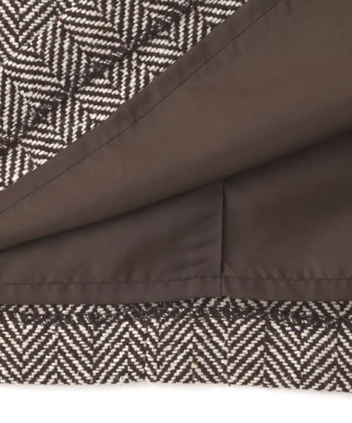 N.（N. Natural Beauty Basic）（エヌエヌナチュラルビューティーベーシック）の「ヘリンボーンタイトスカート（スカート・レディース・ブラック系その他/ブラウン系その他・MEDIUM）」の18枚目の写真