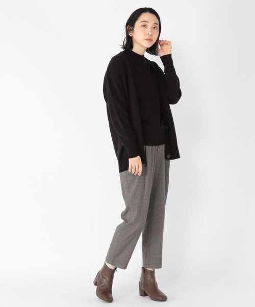 studio CLIP（スタディオクリップ）の「12ゲージマルチ機能付きパフプルオーバー（ニット/セーター・レディース・ブラック/レッド/グリーン/マスタード・MEDIUM/LARGE）」の6枚目の写真