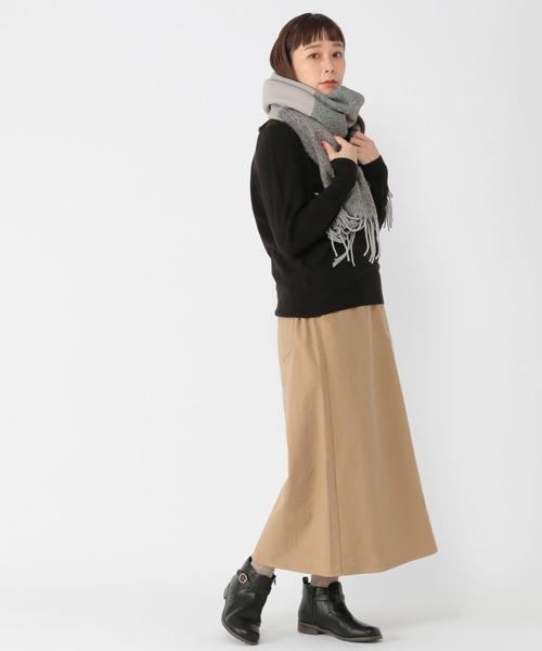 studio CLIP（スタディオクリップ）の「12ゲージマルチ機能付きパフプルオーバー（ニット/セーター・レディース・ブラック/レッド/グリーン/マスタード・MEDIUM/LARGE）」の10枚目の写真