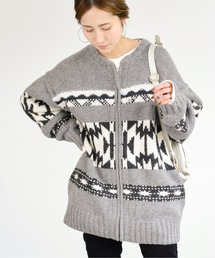 FRAMeWORK | ジャガードジップカーディガン2◆(カーディガン/ボレロ)