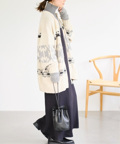 FRAMeWORK（フレームワーク）の「ジャガードジップカーディガン2