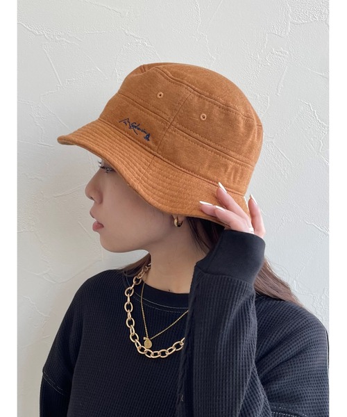 EDWIN(エドウィン)の「【EDWIN】エドウィン 刺繍入り バケットハット(ハット・レディース・オレンジ/ワイン/ブラック/ベージュ・フリー)」の12枚目の写真