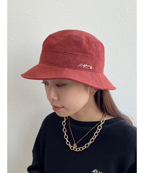 EDWIN(エドウィン)の「【EDWIN】エドウィン 刺繍入り バケットハット(ハット・レディース・オレンジ/ワイン/ブラック/ベージュ・フリー)」の8枚目の写真