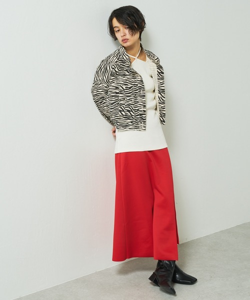 Lui's（ルイス）の「ミリタリーボレロジャケット（ミリタリージャケット・レディース・ゼブラ/ブラック/キナリ・FREE）」の17枚目の写真