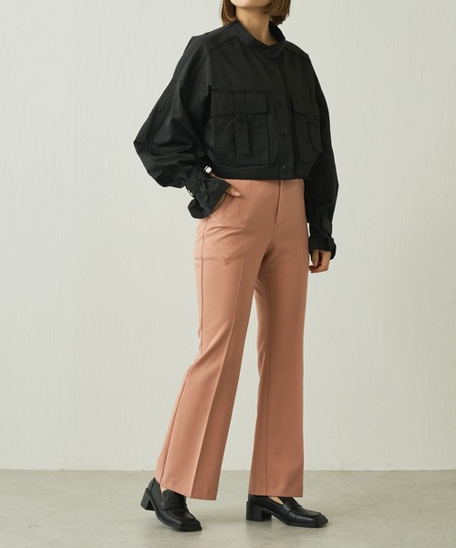 Lui's（ルイス）の「ミリタリーボレロジャケット（ミリタリージャケット・レディース・ゼブラ/ブラック/キナリ・FREE）」の18枚目の写真