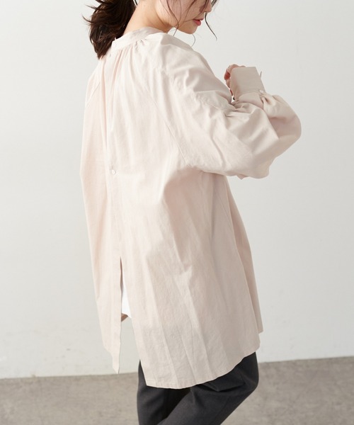 PUAL CE CIN（ピュアルセシン）の「【Du noir】タイプライタープルオーバーブラウス（シャツ/ブラウス・レディース・ホワイト/ブラック/ベージュ・FREE）」の13枚目の写真