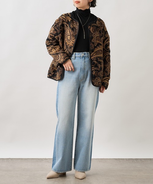 Omekashi(オメカシ)の「とんがりミュール(パンプス・レディース・ブラック/アイボリー・37/38/36)」の6枚目の写真