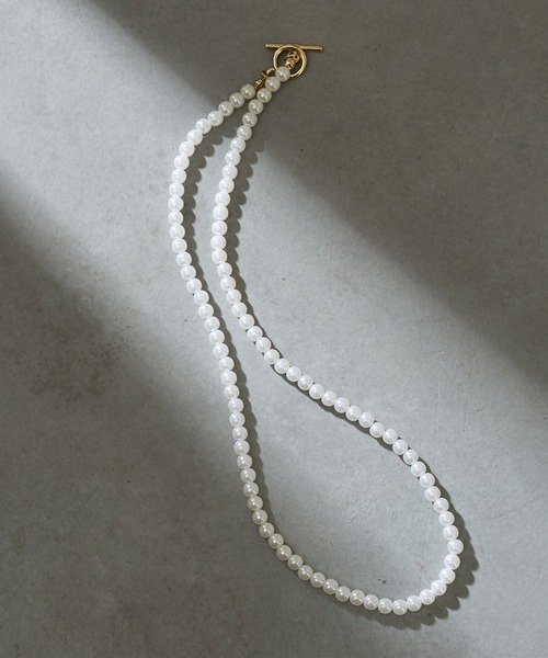 natural couture(ナチュラルクチュール)の「ボールチェーンネックレス(ネックレス・レディース・ゴールド/その他1/シルバー・FREE)」の3枚目の写真