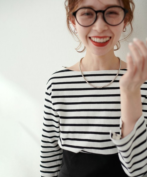 natural couture(ナチュラルクチュール)の「ボールチェーンネックレス(ネックレス・レディース・ゴールド/その他1/シルバー・FREE)」の2枚目の写真