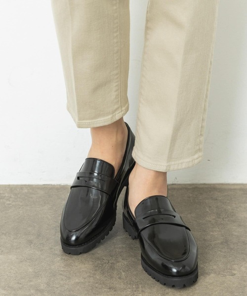 URBAN RESEARCH Sonny Label（アーバンリサーチサニーレーベル）の「トラックソールローファー（ローファー・レディース・ブラック/ブラウン・24/23/23.5）」の2枚目の写真