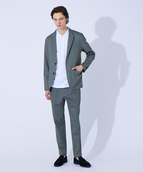 ABAHOUSE GRAY（アバハウスグレイ）の「【セットアップ対応/MASCHILE】ポンチ イージー スラックス（スラックス・メンズ・グレー/グレー系その他/モカ/ブルー系その他/ネイビー・46/48/50/44）」の22枚目の写真