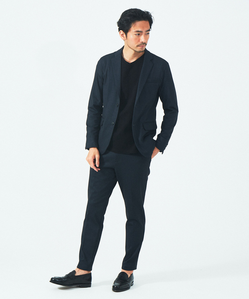 ABAHOUSE GRAY（アバハウスグレイ）の「【セットアップ対応/MASCHILE】ポンチ イージー スラックス（スラックス・メンズ・グレー/グレー系その他/モカ/ブルー系その他/ネイビー・46/48/50/44）」の18枚目の写真