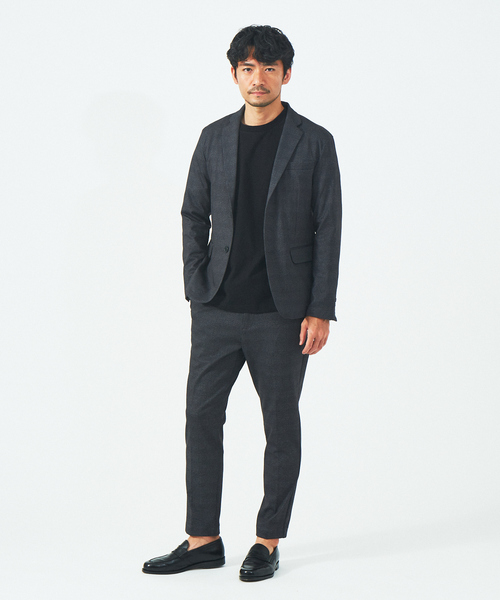 ABAHOUSE GRAY（アバハウスグレイ）の「【セットアップ対応/MASCHILE】ポンチ イージー スラックス（スラックス・メンズ・グレー/グレー系その他/モカ/ブルー系その他/ネイビー・46/48/50/44）」の9枚目の写真