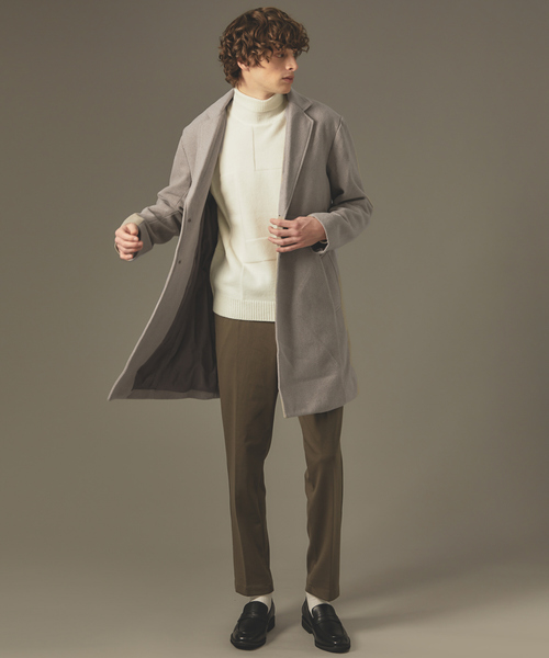 ABAHOUSE GRAY（アバハウスグレイ）の「【セットアップ対応/MASCHILE】ポンチ イージー スラックス（スラックス・メンズ・グレー/グレー系その他/モカ/ブルー系その他/ネイビー・46/48/50/44）」の6枚目の写真