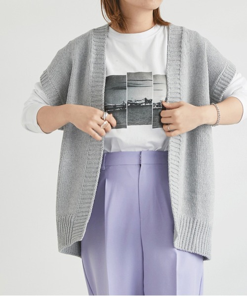 Doux archives（ドゥアルシーヴ）の「ジレベストニット（ベスト）」 - WEAR