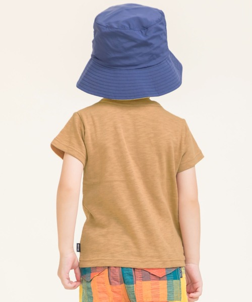 DILASH（ディラッシュ）の「アボカド＆ベーグルTシャツ（Tシャツ/カットソー・キッズ・ベージュ/ネイビー/グレー/ライトグリーン・90/100/110/120/80/130/140）」の8枚目の写真