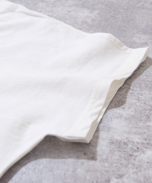 TOBILA（トビラ）の「インド綿麻 スラブローン カフタンワンピース（シャツワンピース・レディース・ピンク/ホワイト/ブラウン・M）」の17枚目の写真