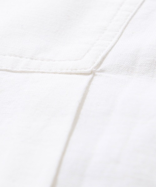 TOBILA（トビラ）の「インド綿麻 スラブローン カフタンワンピース（シャツワンピース・レディース・ピンク/ホワイト/ブラウン・M）」の21枚目の写真