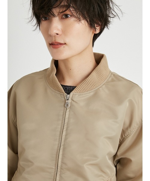 styling/(スタイリング)の「スタジアムジャンパー(その他アウター・レディース・ベージュ/ブラック・1/0)」の6枚目の写真