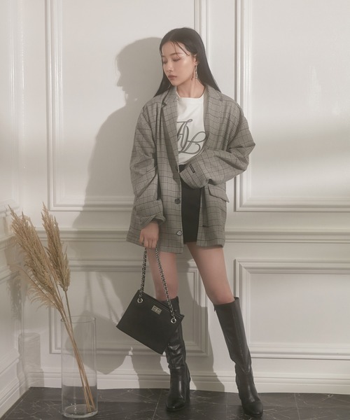 ANDGEEBEE（アンジービー）の「UNISEX エンブロイダリーロンT（Tシャツ/カットソー・レディース・ホワイト/ブラック・MEDIUM）」の11枚目の写真