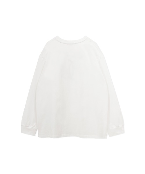 ANDGEEBEE（アンジービー）の「UNISEX エンブロイダリーロンT（Tシャツ/カットソー・レディース・ホワイト/ブラック・MEDIUM）」の14枚目の写真