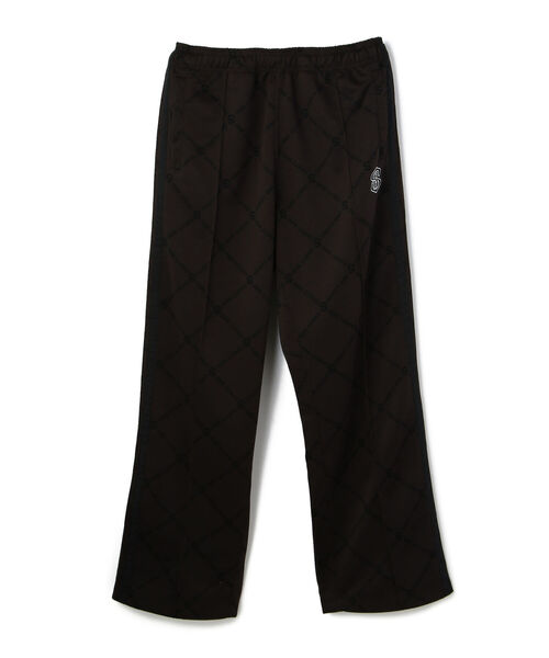 schott(ショット)の「Schott/ショット/LOGO PATTERN JERSEY PANTS/ロゴ パターン ジャージー パンツ(その他パンツ・メンズ・ブラック/その他・MEDIUM/LARGE/X-LARGE)」の1枚目の写真