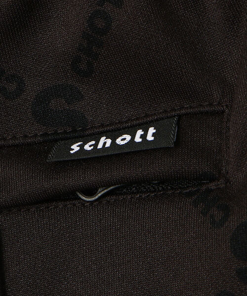 schott(ショット)の「Schott/ショット/LOGO PATTERN JERSEY PANTS/ロゴ パターン ジャージー パンツ(その他パンツ・メンズ・ブラック/その他・MEDIUM/LARGE/X-LARGE)」の8枚目の写真