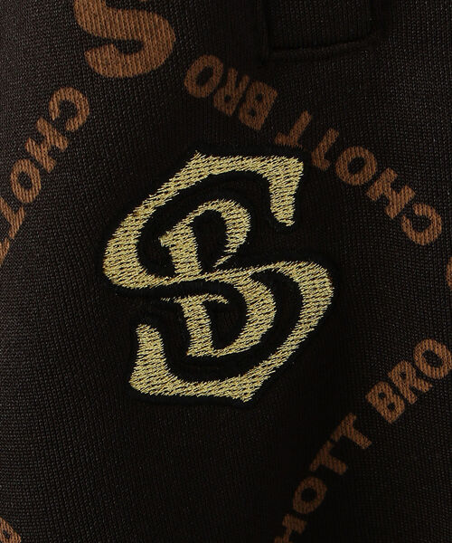 schott(ショット)の「Schott/ショット/LOGO PATTERN JERSEY PANTS/ロゴ パターン ジャージー パンツ(その他パンツ・メンズ・ブラック/その他・MEDIUM/LARGE/X-LARGE)」の10枚目の写真