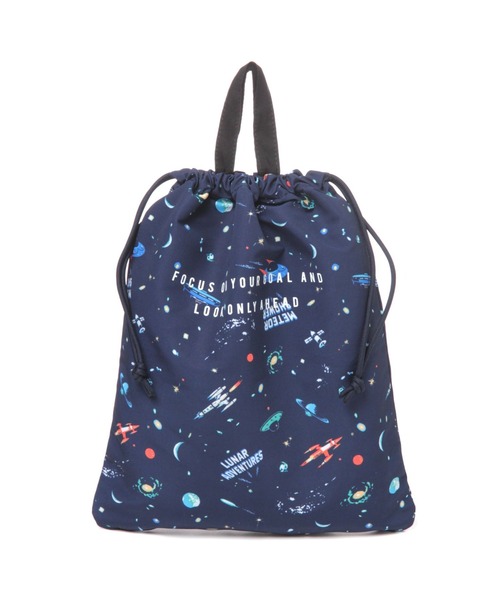 GLOBAL WORK（グローバルワーク）の「キッズ/洗えるスクール巾着Ｌ/265401（エコバッグ/サブバッグ・キッズ・ライトベージュ/ブラック/ライトピンク/スカイブルー/カーキ/ネイビー/ライトグリーン/ライトパープル/その他・FREE）」の6枚目の写真