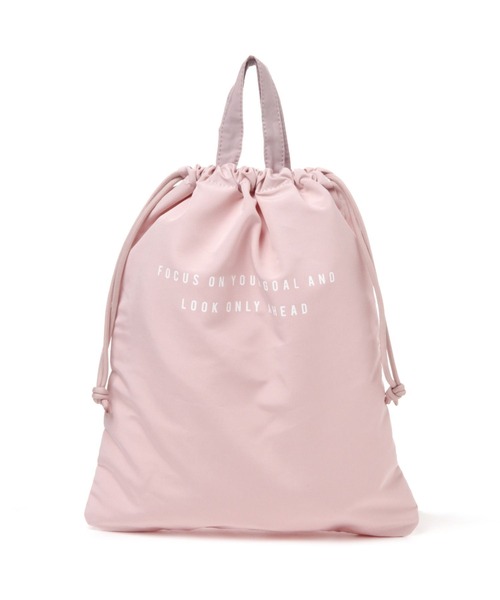 GLOBAL WORK（グローバルワーク）の「キッズ/洗えるスクール巾着Ｌ/265401（エコバッグ/サブバッグ・キッズ・ライトベージュ/ブラック/ライトピンク/スカイブルー/カーキ/ネイビー/ライトグリーン/ライトパープル/その他・FREE）」の8枚目の写真