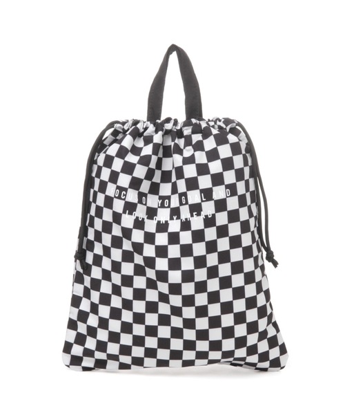 GLOBAL WORK（グローバルワーク）の「キッズ/洗えるスクール巾着Ｌ/265401（エコバッグ/サブバッグ・キッズ・ライトベージュ/ブラック/ライトピンク/スカイブルー/カーキ/ネイビー/ライトグリーン/ライトパープル/その他・FREE）」の9枚目の写真