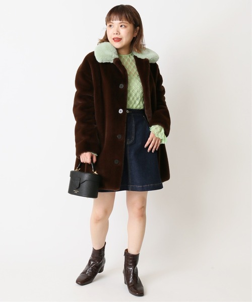 U by SPICK&SPAN（ユーバイスピックアンドスパン）の「フラワーチュールレースプルオーバー◆（シャツ/ブラウス・レディース・グリーン/ホワイト系その他・FREE）」の12枚目の写真