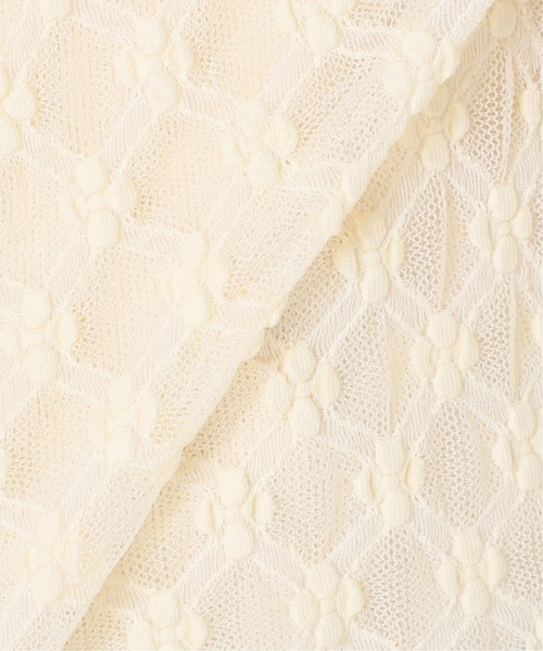 U by SPICK&SPAN（ユーバイスピックアンドスパン）の「フラワーチュールレースプルオーバー◆（シャツ/ブラウス・レディース・グリーン/ホワイト系その他・FREE）」の21枚目の写真