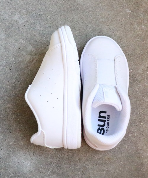 SUN（サン）の「【終了】SUN スリッポン(SUN P001)（スリッポン・キッズ・ホワイト/ブラック・16.0cm/17.0cm/18.0cm/19.0cm/20.0cm/21.0cm）」の16枚目の写真