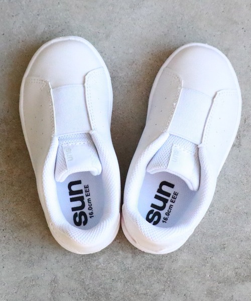 SUN（サン）の「【終了】SUN スリッポン(SUN P001)（スリッポン・キッズ・ホワイト/ブラック・16.0cm/17.0cm/18.0cm/19.0cm/20.0cm/21.0cm）」の20枚目の写真