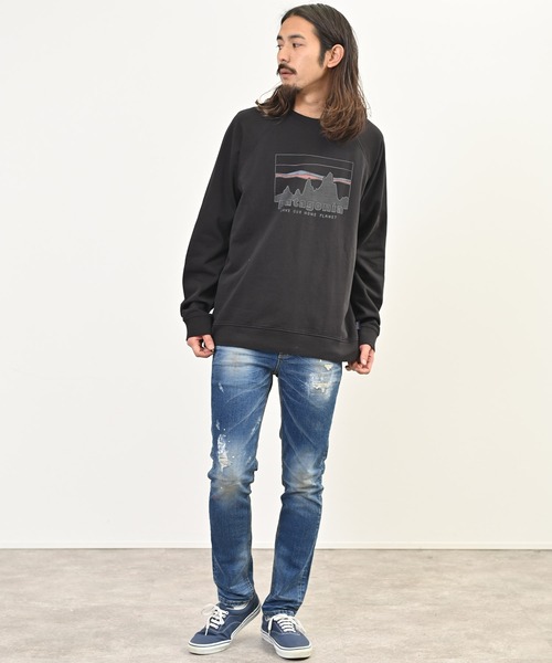 patagonia（パタゴニア）の「Patagonia(パタゴニア) 73スカイライン オーガニック クルーネック スウェットトレーナー（スウェット・メンズ・ブラック/ブラウン・M/L/XL/S）」の5枚目の写真