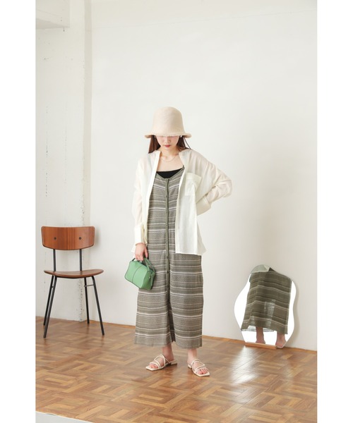 SENSE OF PLACE by URBAN RESEARCH（センスオブプレイスバイアーバンリサーチ）の「バンドカラーヨウリュウシアーシャツ（シャツ/ブラウス・レディース・ブラック/パープル/オレンジ/アイボリー/ピンク・ONE）」の17枚目の写真