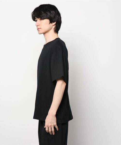 THE STANDARD（ザスタンダード）の「WEGO/ドライクルーネック半袖T（Tシャツ/カットソー・メンズ・グリーン/ホワイト/ブラック/ネイビー・MEDIUM/LARGE/SMALL）」の5枚目の写真