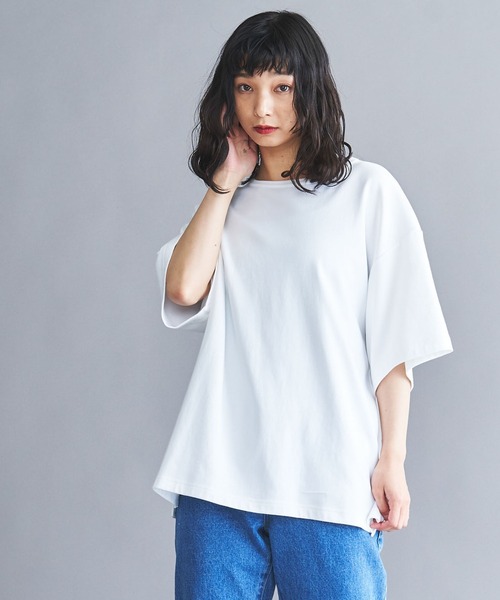 THE STANDARD（ザスタンダード）の「WEGO/ドライクルーネック半袖T（Tシャツ/カットソー・メンズ・グリーン/ホワイト/ブラック/ネイビー・MEDIUM/LARGE/SMALL）」の20枚目の写真