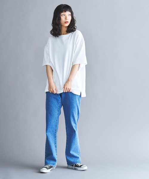 THE STANDARD（ザスタンダード）の「WEGO/ドライクルーネック半袖T（Tシャツ/カットソー・メンズ・グリーン/ホワイト/ブラック/ネイビー・MEDIUM/LARGE/SMALL）」の17枚目の写真