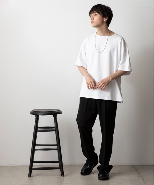 THE STANDARD（ザスタンダード）の「WEGO/ドライクルーネック半袖T（Tシャツ/カットソー・メンズ・グリーン/ホワイト/ブラック/ネイビー・MEDIUM/LARGE/SMALL）」の12枚目の写真