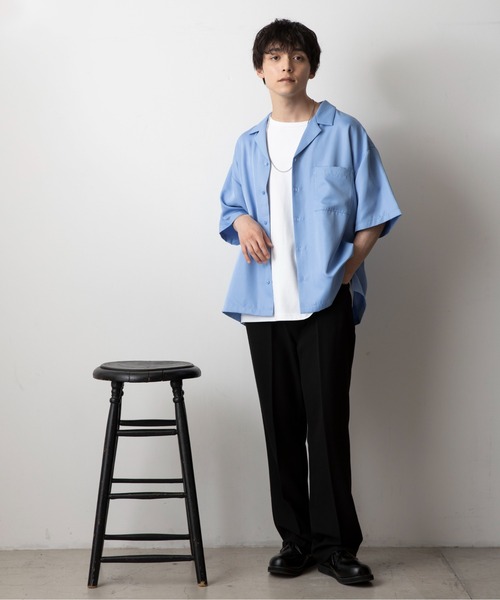 THE STANDARD（ザスタンダード）の「WEGO/ドライクルーネック半袖T（Tシャツ/カットソー・メンズ・グリーン/ホワイト/ブラック/ネイビー・MEDIUM/LARGE/SMALL）」の15枚目の写真