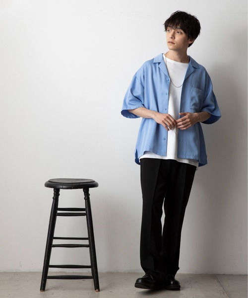 THE STANDARD（ザスタンダード）の「WEGO/ドライクルーネック半袖T（Tシャツ/カットソー・メンズ・グリーン/ホワイト/ブラック/ネイビー・MEDIUM/LARGE/SMALL）」の16枚目の写真